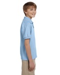 Gildan G880B Youth 6 oz., 50/50 Jersey Polo Side Thumbnail