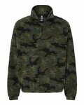 burnside 3052 polar fleece quarter-zip pullover Front Thumbnail