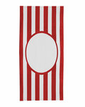 carmel towel company c3060st print friendly college stripe towel Front Thumbnail