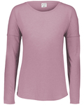 augusta sportswear ag3077 ladies lux tri-blend long sleeve tee Front Thumbnail