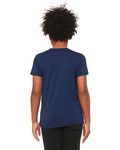 Bella + Canvas 3413Y Youth Triblend Short-Sleeve T-Shirt Back Thumbnail