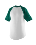 Augusta Sportswear 424 Youth Baseball Short Sleeve Tee 2.0 Front Thumbnail