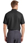 Red Kap SP24LONG Long Size, Short Sleeve Industrial Work Shirt Back Thumbnail