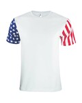 code five 3976 men's stars & stripes t-shirt Front Thumbnail