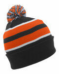 Pacific Headwear 641K Knit Fold Over Pom-Pom Beanie Side Thumbnail