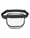 bagedge be264 unisex clear pvc fanny pack Front Thumbnail