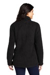 Port Authority L130 Ladies Cozy 1/4-Zip Fleece Back Thumbnail