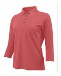 paragon sm0120 women's lady palm three-quarter sleeve polo Side Thumbnail