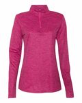 Badger Sport 4173 Tonal Blend Women's 1/4 Zip Front Thumbnail