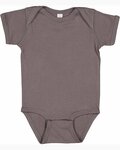 Rabbit Skins 4400 Infant Baby Rib Bodysuit Front Thumbnail