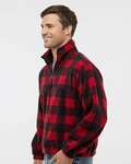 Burnside 3052 Polar Fleece Quarter-Zip Pullover Side Thumbnail