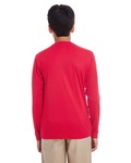 ultraclub 8622y youth cool & dry performance long-sleeve top Back Thumbnail