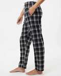 boxercraft bw6620 ladies' 'haley' flannel pant with pockets Side Thumbnail
