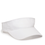 outdoor cap pctv-100 premium cotton twill visor Front Thumbnail