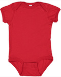 Rabbit Skins 4424 Infant Fine Jersey Bodysuit Front Thumbnail