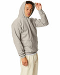 hanes p170 unisex ecosmart® 50/50 pullover hooded sweatshirt Side Thumbnail