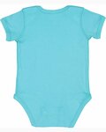 Rabbit Skins 4400 Infant Baby Rib Bodysuit Back Thumbnail