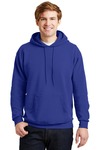 Hanes P170 Unisex Ecosmart® 50/50 Pullover Hooded Sweatshirt Front Thumbnail