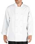 dickies dc121 long-sleeve knot button chef coat Front Thumbnail