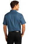 port authority w809 short sleeve superpro ™ react ™ twill shirt Back Thumbnail