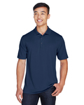 Harriton M345 Men's Advantage Snag Protection Plus IL Snap Placket Polo Back Thumbnail