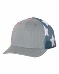 richardson 112pm printed mesh-back trucker cap Side Thumbnail