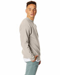 Hanes P1607 Unisex Ecosmart® 50/50 Crewneck Sweatshirt Side Thumbnail