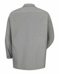 Red Kap SP14 Long Sleeve Industrial Work Shirt Back Thumbnail