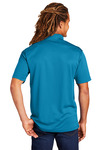sport-tek st680 posicharge ® micro-mesh polo Back Thumbnail