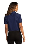 Port Authority LW809 Ladies Short Sleeve SuperPro ™ React ™ Twill Shirt Back Thumbnail