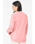 Bella + Canvas 3901 Unisex Sponge Fleece Crewneck Sweatshirt Back Thumbnail