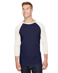 Champion CP75 Adult Ringspun Slub Baseball T-Shirt Back Thumbnail