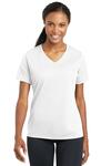Sport-Tek LST340 Ladies PosiCharge ® RacerMesh ® V-Neck Tee Front Thumbnail