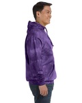 Tie-Dye CD877 Adult Tie-Dyed Pullover Hooded Sweatshirt Side Thumbnail