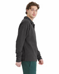 ComfortWash by Hanes GDH490 Unisex Garment Dye Polo Collar Sweatshirt Side Thumbnail