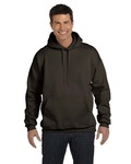 hanes f170 adult 9.7 oz. ultimate cotton® 90/10 pullover hooded sweatshirt Side Thumbnail