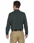 dickies ll535 men's 4.25 oz. industrial long-sleeve work shirt Back Thumbnail