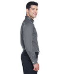 devon & jones dg530t men's tall crown woven collection™ solid stretch twill Side Thumbnail