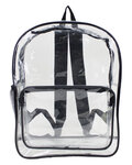 liberty bags 7013 large 17" heavy duty clear backpack Front Thumbnail