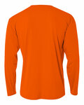 A4 NB3165 Youth Long Sleeve Cooling Performance Crew Shirt Back Thumbnail
