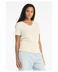 Bella + Canvas 6405 Ladies' Relaxed Jersey V-Neck T-Shirt Side Thumbnail