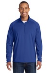 Sport-Tek TST850 Tall Sport-Wick ® Stretch 1/2-Zip Pullover Front Thumbnail