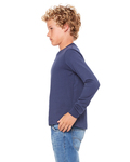 Bella + Canvas 3501Y Youth Jersey Long-Sleeve T-Shirt Side Thumbnail