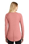 district dt132l women's perfect tri ® long sleeve tunic tee Back Thumbnail