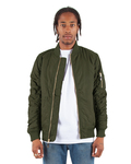 Shaka Wear SHBJ Adult Bomber Jacket Back Thumbnail