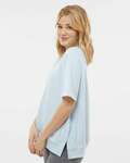 MV Sport W23711 Women's French Terry Short Sleeve Crewneck Pullover Side Thumbnail
