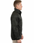 burnside b3901 men's sweater knit jacket Side Thumbnail