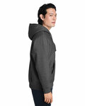 Team 365 TT97 Unisex Zone HydroSport™  Heavyweight Quarter-Zip Hooded Sweatshirt Side Thumbnail