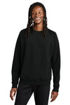 Allmade AL5004 Unisex Organic CVC Fleece Crewneck Sweatshirt Front Thumbnail