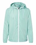 Independent Trading Co. EXP54LWZ Unisex Lightweight Windbreaker Full-Zip Jacket Front Thumbnail